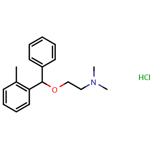Chemical structure of Orphenadrine hydrochloride , CAS 341-69-5, AChemBlock Y226392