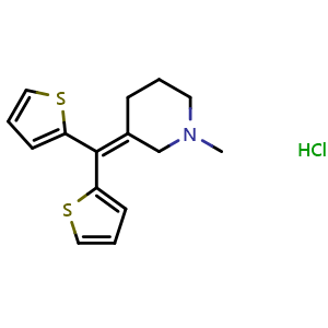 Chemical structure of Tipepidine hydrochloride , CAS 1449686-84-3, AChemBlock Y226402