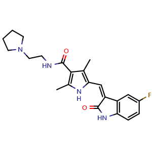 Chemical structure of Toceranib , CAS 356068-94-5, AChemBlock Y226405