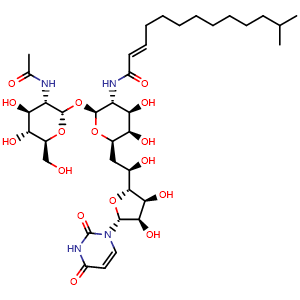 Chemical structure of Tunicamycin , CAS 11089-65-9, AChemBlock Y226413