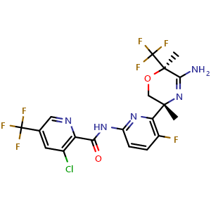 Chemical structure of Umibecestat , CAS 1387560-01-1, AChemBlock Y226418