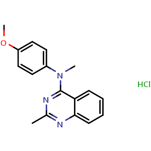 Chemical structure of Verubulin hydrochloride , CAS 917369-31-4, AChemBlock Y226424