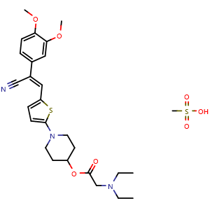 Chemical structure of YHO-13351 , CAS 1346753-00-1, AChemBlock Y226437