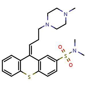 Chemical structure of (Z)-Thiothixene , CAS 3313-26-6, AChemBlock Y226452
