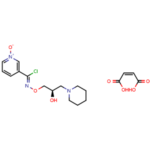 Chemical structure of Arimoclomol maleate , CAS 289893-26-1, AChemBlock Y226465