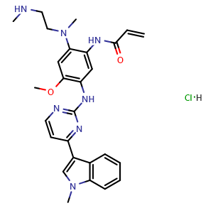 Chemical structure of AZ7550 hydrochloride , CAS 2309762-40-9, AChemBlock Y226468