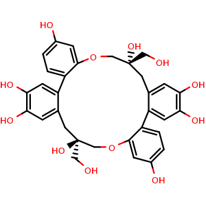 Chemical structure of Caesappanin C , CAS 1913319-59-1, AChemBlock Y226473
