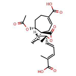 Chemical structure of Pseudolaric acid C2 , CAS 82508-35-8, AChemBlock Y226498