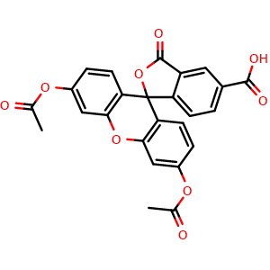 Chemical structure of 5-CFDA , CAS 79955-27-4, AChemBlock Y226516