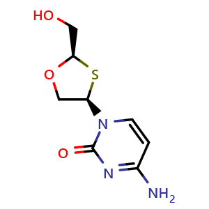 Chemical structure of Apricitabine , CAS 160707-69-7, AChemBlock Y226543