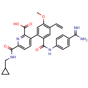 Chemical structure of Avoralstat , CAS 918407-35-9, AChemBlock Y226553