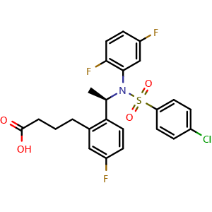Chemical structure of BMS 299897 , CAS 290315-45-6, AChemBlock Y226577