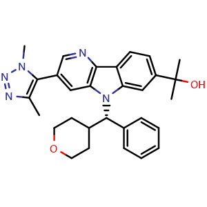 Chemical structure of BMS-986158 , CAS 1800340-40-2, AChemBlock Y226579