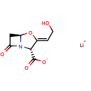 Chemical structure of Clavulanate lithium , CAS 61177-44-4, AChemBlock Y226612