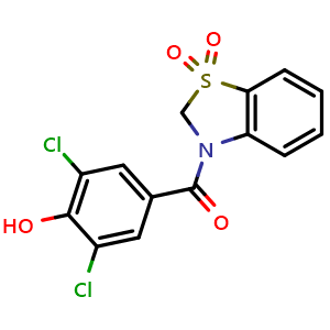 Chemical structure of Dotinurad , CAS 1285572-51-1, AChemBlock Y226640