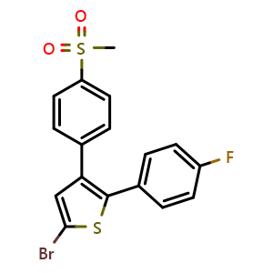 Chemical structure of DuP-697 , CAS 88149-94-4, AChemBlock Y226644