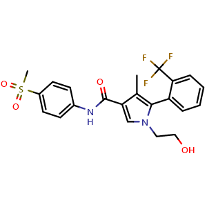 Chemical structure of Esaxerenone , CAS 1632006-28-0, AChemBlock Y226653