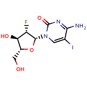 Chemical structure of Fiacitabine , CAS 69123-90-6, AChemBlock Y226658