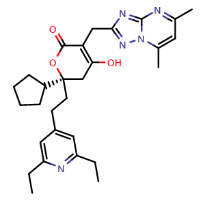 Chemical structure of Filibuvir , CAS 877130-28-4, AChemBlock Y226659