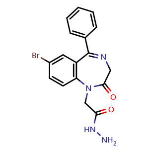 Chemical structure of Gidazepam , CAS 129186-29-4, AChemBlock Y226670