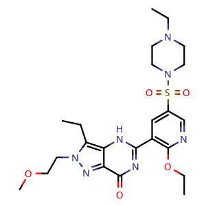 Chemical structure of Gisadenafil , CAS 334826-98-1, AChemBlock Y226671