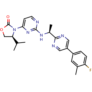 Chemical structure of IDH889 , CAS 1429179-07-6, AChemBlock Y226688