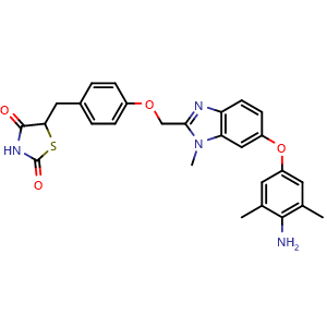 Chemical structure of Inolitazone , CAS 223132-37-4, AChemBlock Y226694