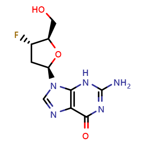 Chemical structure of Lagociclovir , CAS 92562-88-4, AChemBlock Y226717