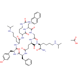 Chemical structure of LY2510924 acetate , AChemBlock Y226728
