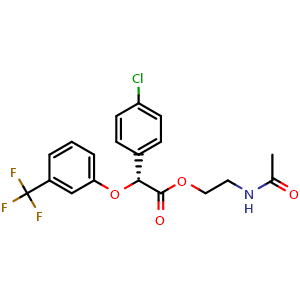 Chemical structure of Arhalofenate , CAS 24136-23-0, AChemBlock Y226741