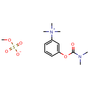 Chemical structure of Neostigmine methyl sulfate , CAS 51-60-5, AChemBlock Y226754