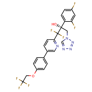 Chemical structure of Oteseconazole , CAS 1340593-59-0, AChemBlock Y226779