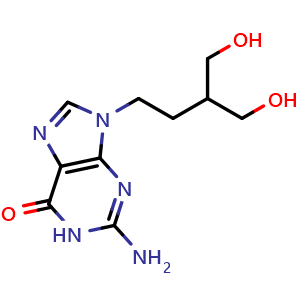 Chemical structure of Penciclovir , CAS 39809-25-1, AChemBlock Y226782