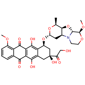 Chemical structure of PNU-159682 , CAS 202350-68-3, AChemBlock Y226803