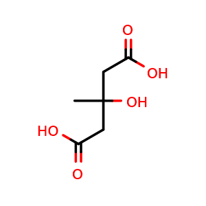 Chemical structure of Meglutol , CAS 503-49-1, AChemBlock Y226810