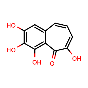 Chemical structure of Purpurogallin , CAS 569-77-7, AChemBlock Y226813