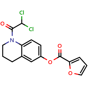 Chemical structure of Quinfamide , CAS 62265-68-3, AChemBlock Y226818