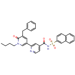 Chemical structure of SERCA2a activator 1 , CAS 2139330-34-8, AChemBlock Y226846