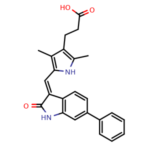 Chemical structure of SU16f , CAS 251356-45-3, AChemBlock Y226859