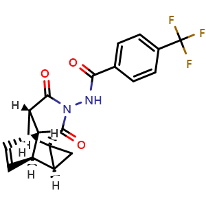 Chemical structure of Tecovirimat , CAS 869572-92-9, AChemBlock Y226874