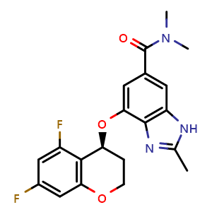 Chemical structure of Tegoprazan , CAS 942195-55-3, AChemBlock Y226875