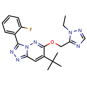 Chemical structure of TPA 023 , CAS 252977-51-8, AChemBlock Y226882