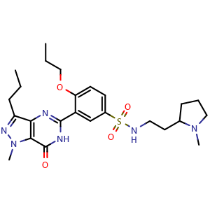 Chemical structure of Udenafil , CAS 268203-93-6, AChemBlock Y226891
