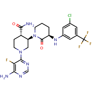 Chemical structure of Vecabrutinib , CAS 1510829-06-7, AChemBlock Y226902
