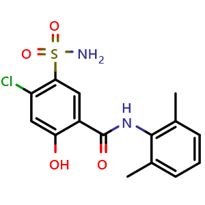 Chemical structure of Xipamide , CAS 14293-44-8, AChemBlock Y226915