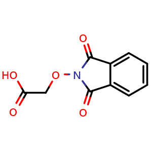 Chemical structure of 2-Phthalimidehydroxy-acetic acid , CAS 134724-87-1, AChemBlock Y226919