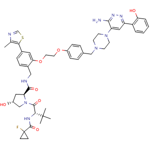 Chemical structure of ACBI1 , CAS 2375564-55-7, AChemBlock Y226920