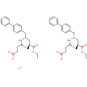 Chemical structure of Sacubitril-(2S,4S)-Isomer , AChemBlock Y226956