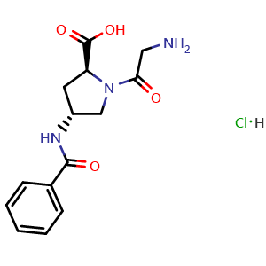 Chemical structure of Danegaptide Hydrochloride , CAS 943133-81-1, AChemBlock Y226966