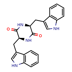 Chemical structure of Cyclo-L-Trp-L-Trp , CAS 20829-55-4, AChemBlock Y226996